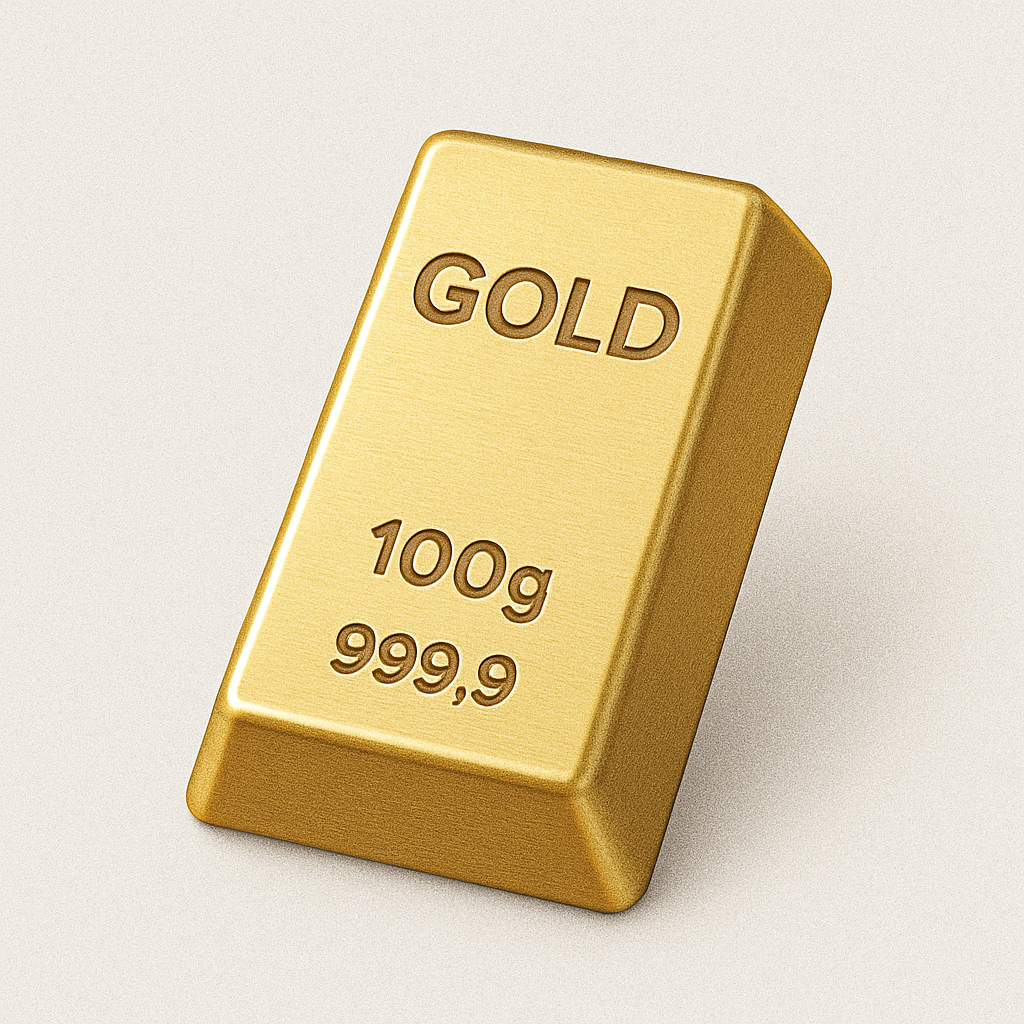 Gold Reserve Vault - 100g 999.9 Pure Gold Bar